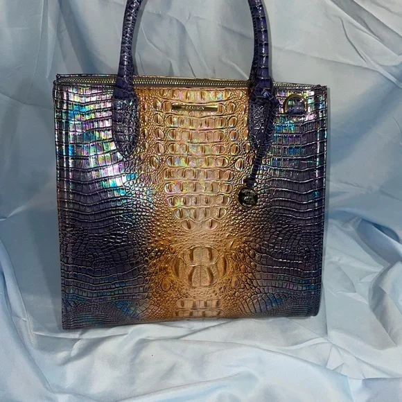 Caroline Bluestone Ombre Mini Melbourne Brahmin - Picture 2 of 3